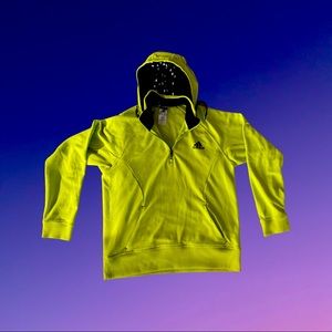 Neon green Adidas climalite hoodie